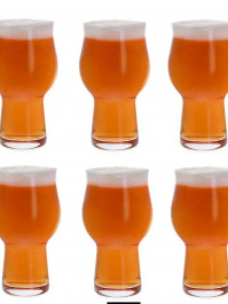 Six Dartington Cheers for Beers ale glasses