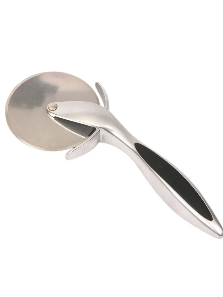 A Dexam stainless steel pizza cutter