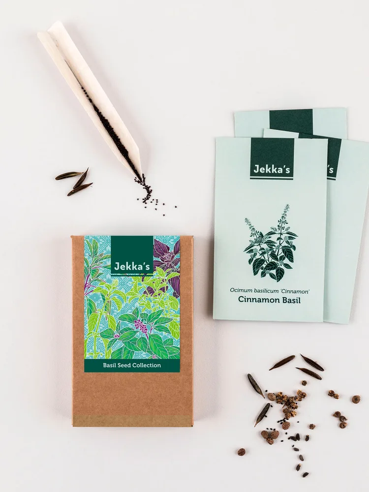 Jekka's Basil Seed Collection of five seed packets