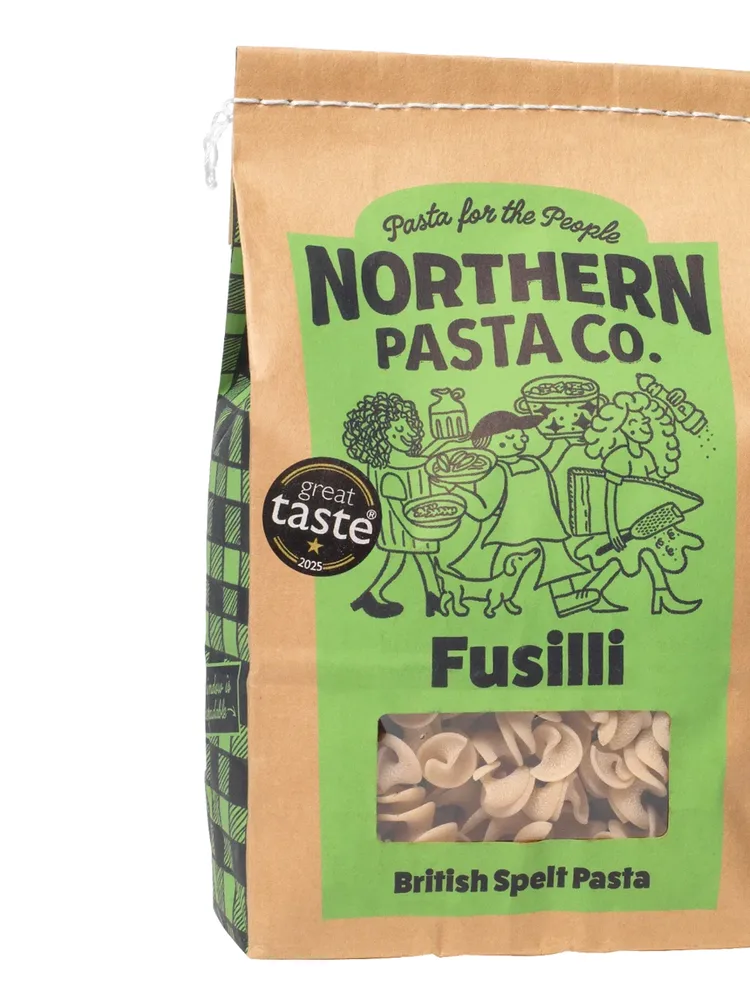 A bag of Northern Pasta Co Fusilli